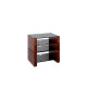 Blok STAX 600 - Walnut / Black glass
