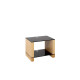 Blok STAX 450X - Natural Oak / Black glass