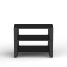 Blok Stax 2G 3-Shelf Collection - Black Glass/High Gloss Black