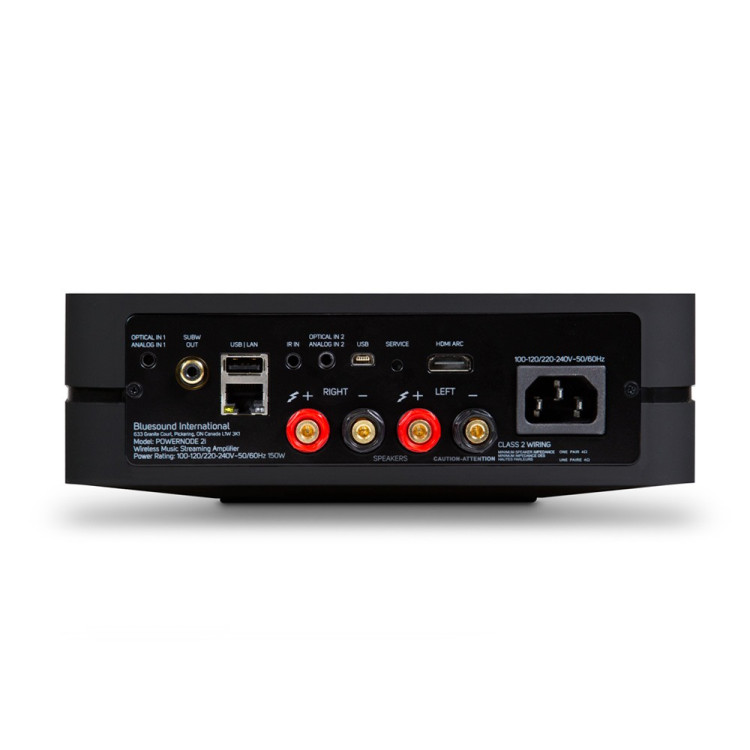Bluesound POWERNODE 2i (met HDMI) - Zwart
