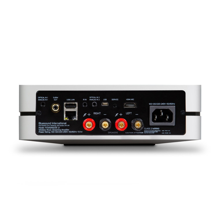 Bluesound POWERNODE 2i (met HDMI) - Wit Bluesound POWERNODE 2i (met HDMI) - Wit