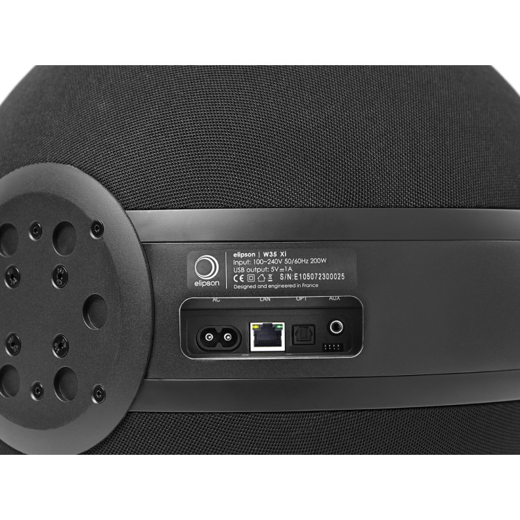 Elipson W35 Xi Multiroom WiFi-Luidspreker met AirPlay 2 & Google Cast - Zwart (per stuk) Elipson W35 Xi Multiroom WiFi-Luidspreker met AirPlay 2 & Google Cast - Zwart (per stuk)