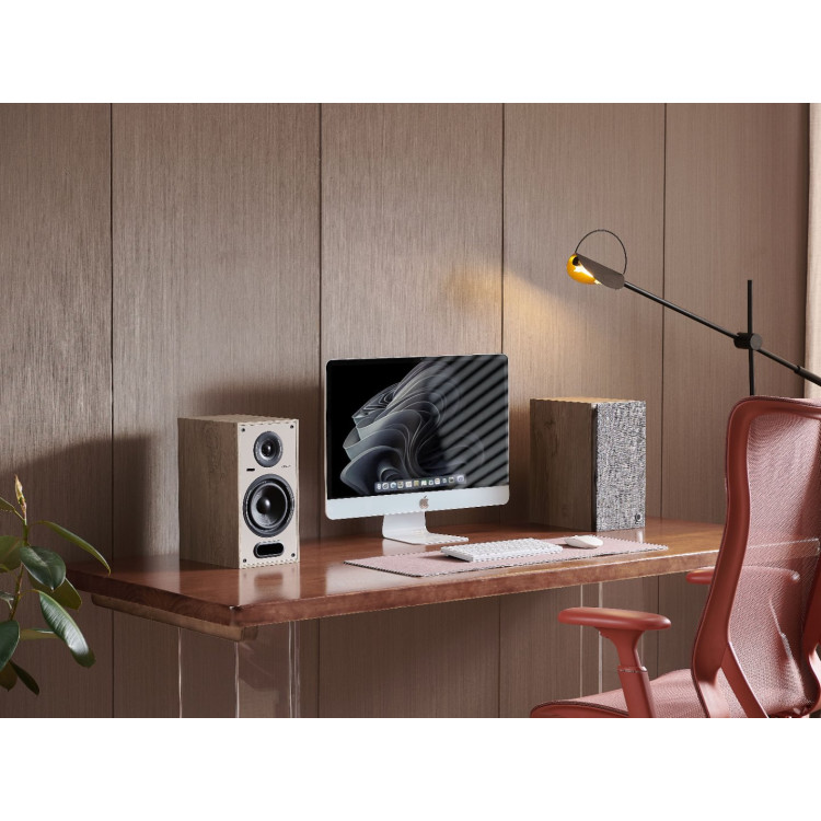 Elipson Horus 6B Bt Phono, Actieve Boekenplank - Licht hout / Beige (per paar) Elipson Horus 6B Bt Phono, Actieve Boekenplank - Licht hout / Beige (per paar)