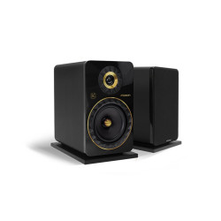 Elipson Prestige Facet 8B 80 Years Anniversary - Black Satin / Gold (Per Pair)