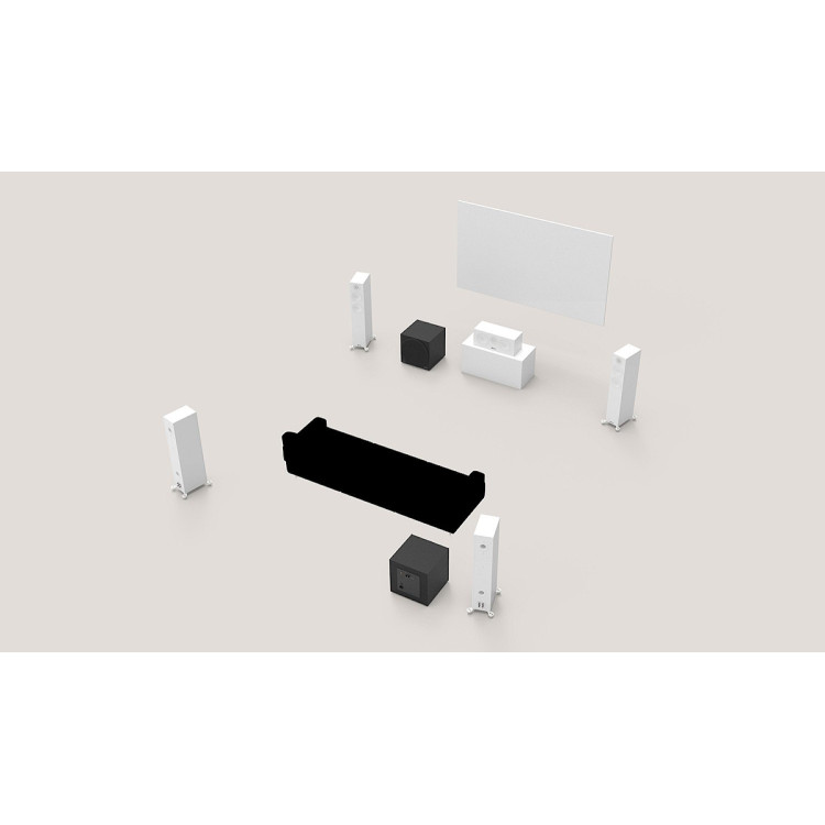 Monitor Audio Vestra W15 subwoofer - Wit