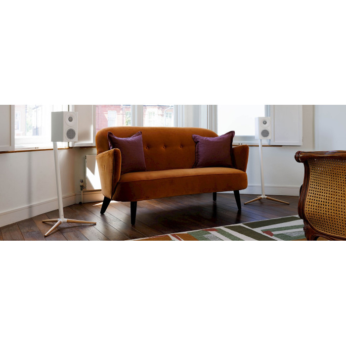 Monitor Audio Radius Vloerstandaard 4G - Wit (per paar)