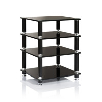 Norstone STABBL HIFI, hi-fi meubel 600mm - Zwart satijn