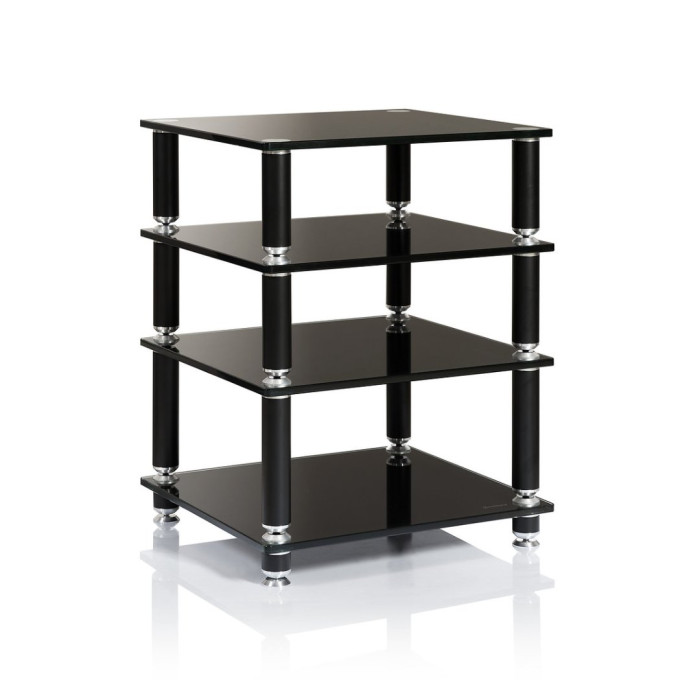 Norstone STABBL HIFI, hi-fi meubel 600mm - Zwart satijn
