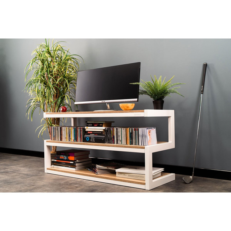 Norstone ESSE AV, rack - White/Oak