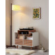 Norstone OSLO 800, vinyl rack - White/Clear oak