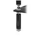 Norstone STABBL HIFI, hi-fi meubel 600mm - Zwart satijn
