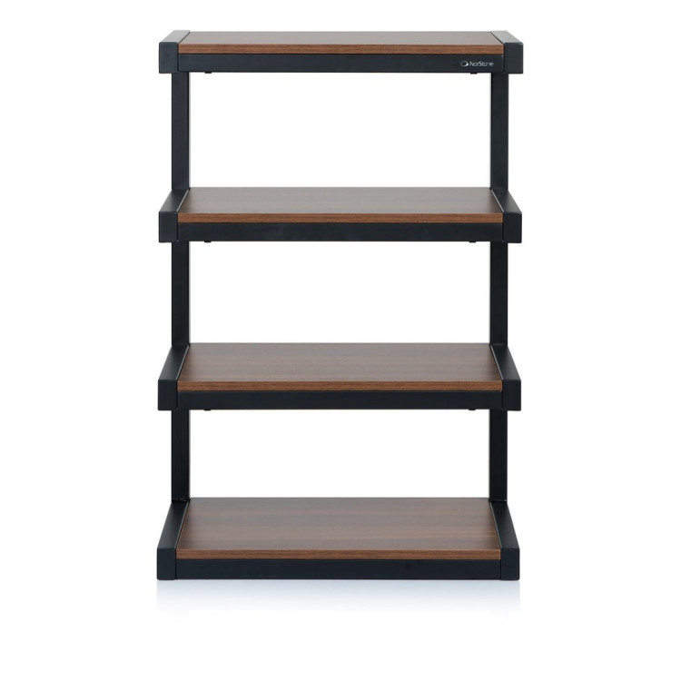 Norstone ESSE HIFI, hi-fi rack, black/walnut Norstone ESSE HIFI, hi-fi rack, black/walnut