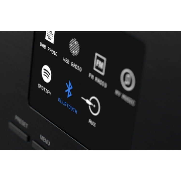 Pinell Supersound 701, FM/DAB+/BT/CD/Stereo radio - Zwart