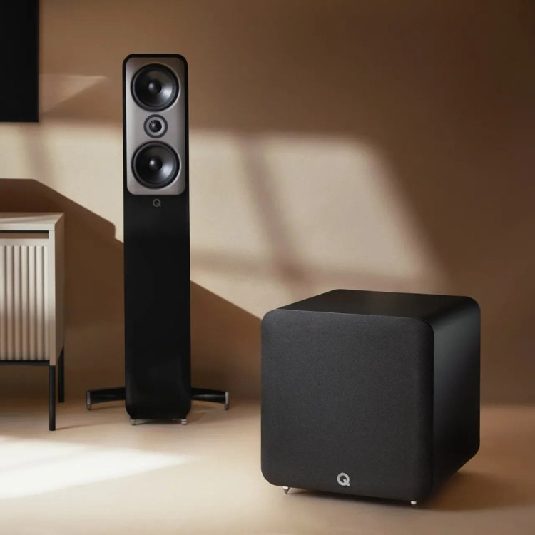 Q Acoustics SUB80 subwoofer - Satijn zwart