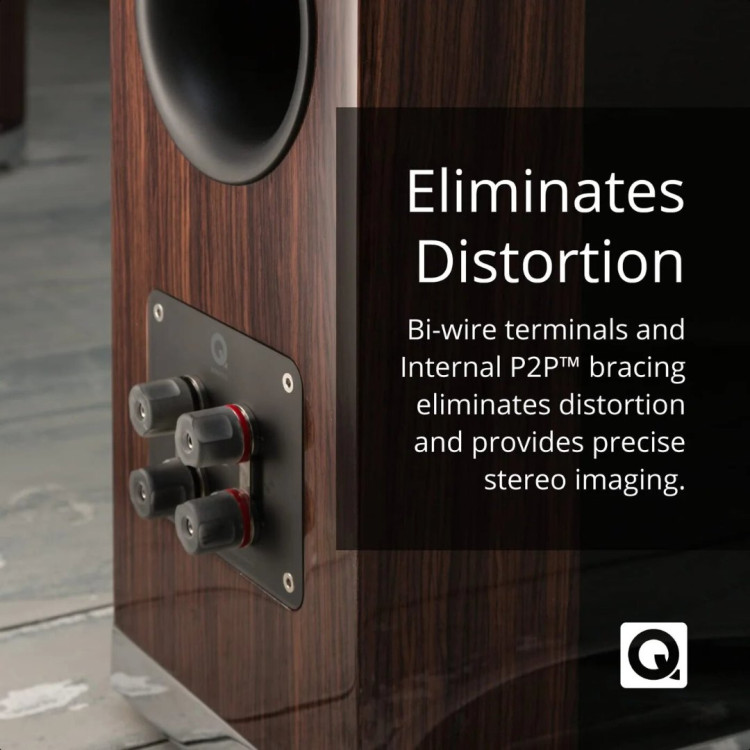 Q Acoustics CONCEPT 500 - Zwart hoogglans & Palissander (Per paar) Q Acoustics CONCEPT 500 - Zwart hoogglans & Palissander (Per paar)