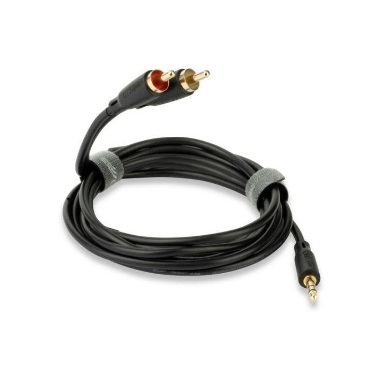 QED Connect 3,5 mm jack naar RCA - 0.75m QED Connect 3,5 mm jack naar RCA - 0.75m