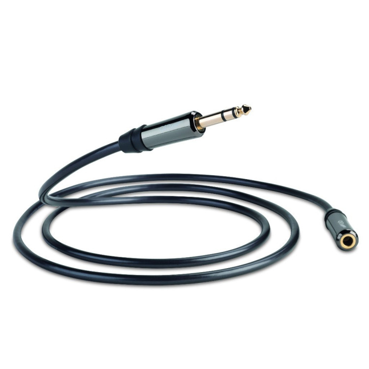 QED Performance 6.35mm hoofdtelefoon verlengkabel - 1.5m QED Performance 6.35mm hoofdtelefoon verlengkabel - 1.5m