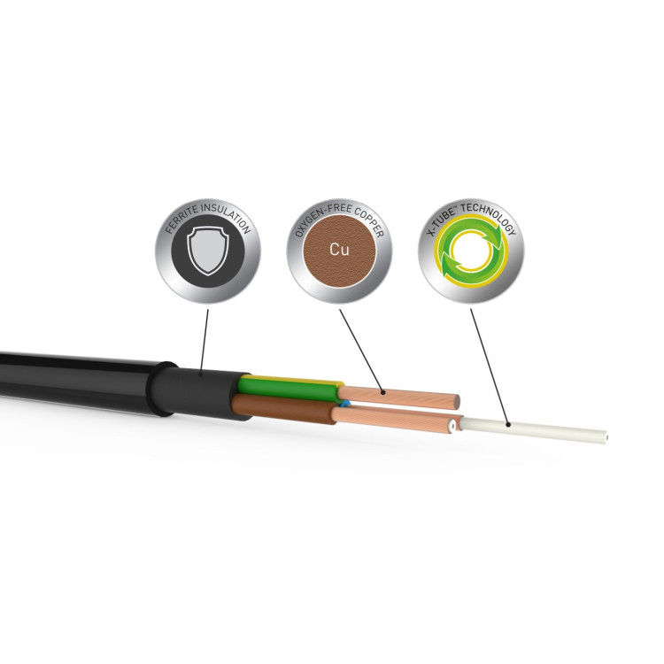 QED XT5 power cable - 3m QED XT5 power cable - 3m