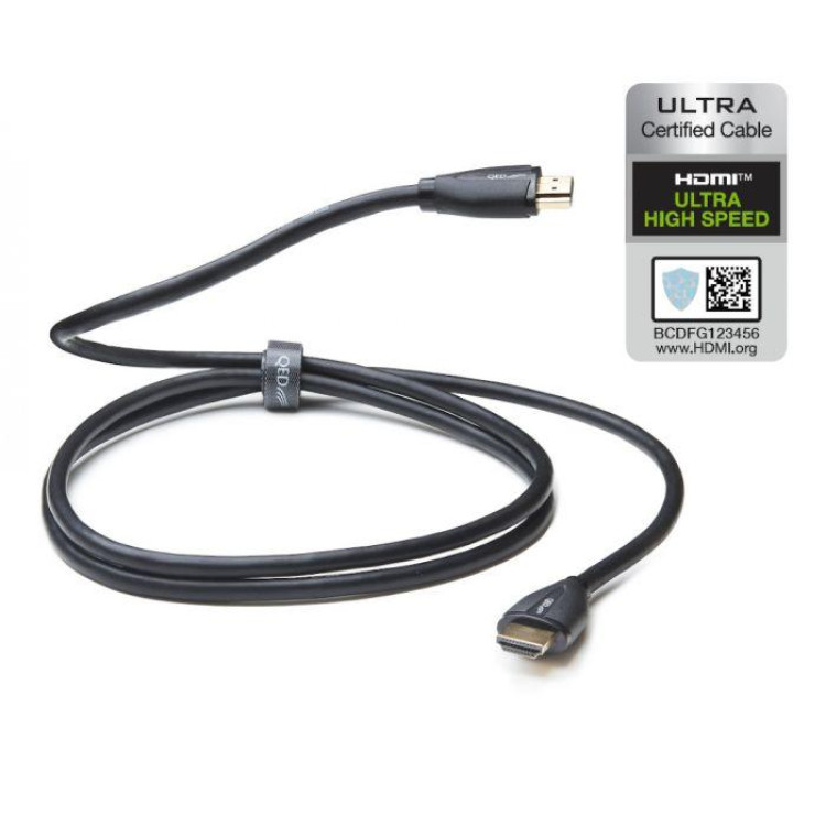QED PERFORMANCE Ultra High Speed HDMI (V2.1 up to 8K@60Hz) - 1.5m QED PERFORMANCE Ultra High Speed HDMI (V2.1 up to 8K@60Hz) - 1.5m