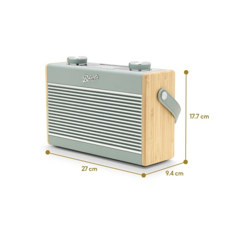 Roberts Rambler Max, DAB+/FM/BT/WiFi/USB radio - Eendenei blauw Roberts Rambler Max, DAB+/FM/BT/WiFi/USB radio - Eendenei blauw