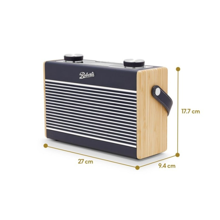 Roberts Rambler Max, DAB+/FM/BT/WiFi/USB radio - Marineblauw Roberts Rambler Max, DAB+/FM/BT/WiFi/USB radio - Marineblauw