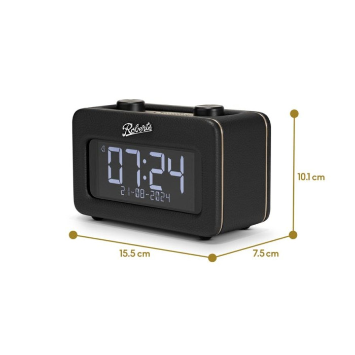 Roberts Revival Rest, DAB+/FM/BT/USB radio - Zwart