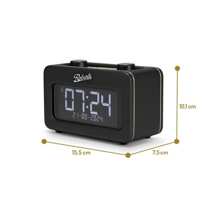 Roberts Revival Rest, DAB+/FM/BT/USB radio - Zwart