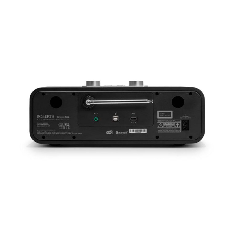 Roberts Blutune 300 LE, DAB+/FM/BT/USB/CD/Stereo radio - Zwart Roberts Blutune 300 LE, DAB+/FM/BT/USB/CD/Stereo radio - Zwart