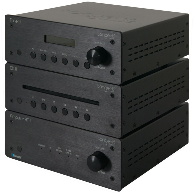 Tangent HiFi II, cd player, tuner, amplifier, Zwart Tangent HiFi II, cd player, tuner, amplifier, Zwart