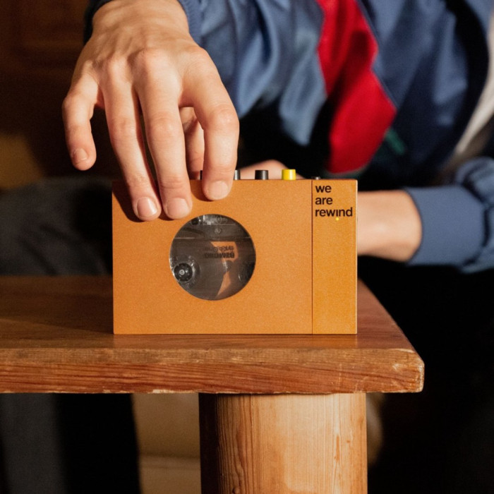 We Are Rewind Serge, portable BT cassette player - Orange