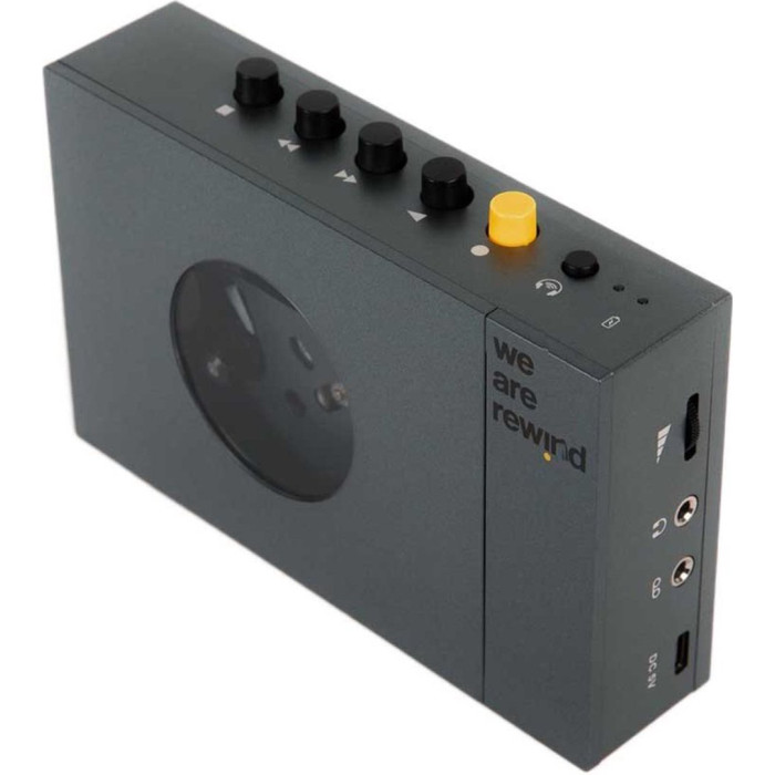 We Are Rewind Keith, portable BT cassette player - Anthracite