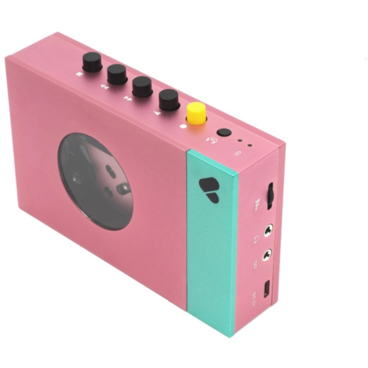 We Are Rewind EDITH, draagbare BT cassettespeler - Roze We Are Rewind EDITH, draagbare BT cassettespeler - Roze