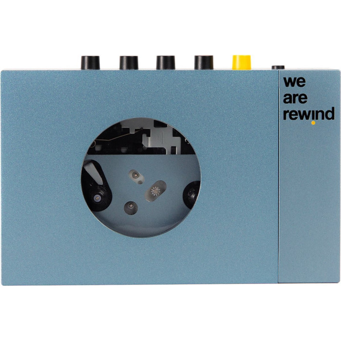 We Are Rewind Kurt, portable BT cassette player - Blue