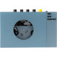 We Are Rewind Kurt, portable BT cassette player - Blue