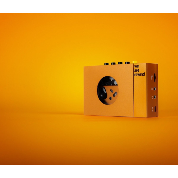 We Are Rewind Serge, draagbare BT cassettespeler - Oranje