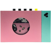 We Are Rewind EDITH, draagbare BT cassettespeler - Roze