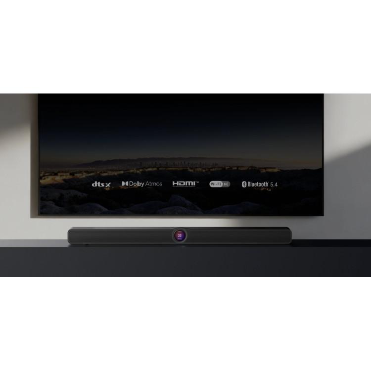 WiiM Bar, 3.0.2-kanaals soundbar met Dolby Atmos en DTS:X - Zwart mat