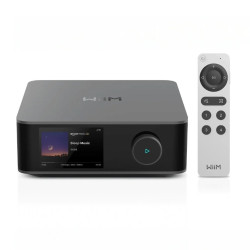 WiiM Amp Ultra, streaming versterker (incl. Voice Remote 2) - Spacegrijs