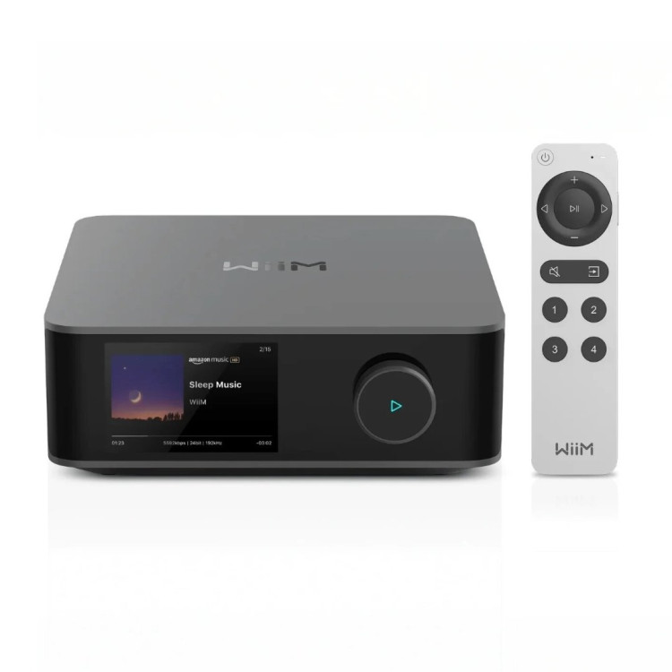 WiiM Amp Ultra, streaming amplifier (incl Voice Remote) - Space grey WiiM Amp Ultra, streaming amplifier (incl Voice Remote) - Space grey