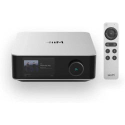 WiiM Amp Ultra, streaming versterker (incl. Voice Remote 2) - Zilver