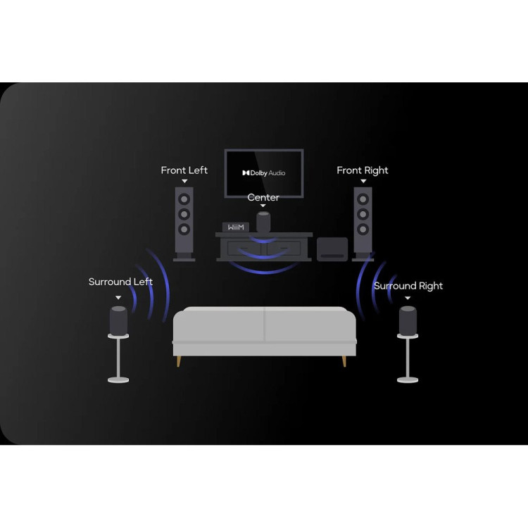 WiiM Sound Lite Twin, Duo Pack smart speakers - Zwart (2-stuks set) WiiM Sound Lite Twin, Duo Pack smart speakers - Zwart (2-stuks set)