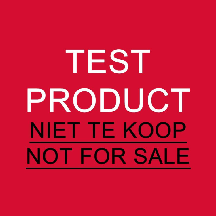 Testproduct 1 (wordt niet geleverd) Testproduct 1 (wordt niet geleverd)