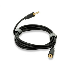 QED Connect 3.5 mm Headphone Extension Cable - 1.5m QED Connect 3.5 mm Headphone Extension Cable - 1.5m
