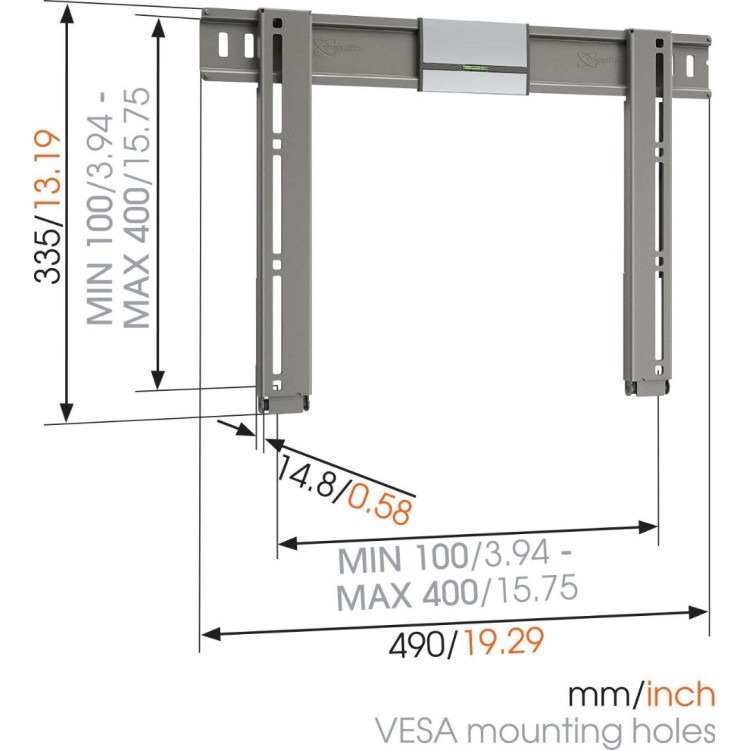 Vogel's THIN 205 UltraThin Platte tv-beugel